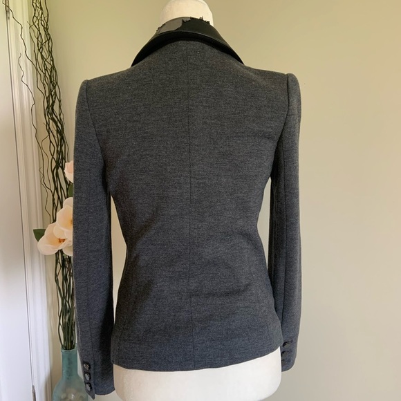 Tory Burch Gray and Black Blazer Small - Picture 5 of 8